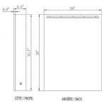HARMONY LED MIRROR 24X32 30K