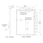 HARMONY LED MIRROR 24X32 60K