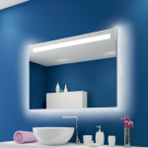 CLASSIC ILLUMINATED LED MIRROR 28X32 60K SILVER