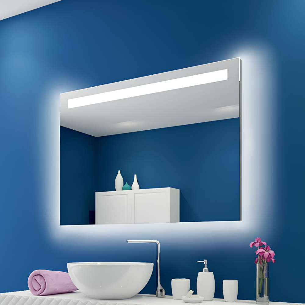 CLASSIC ILLUMINATED LED MIRROR 28X32 60K SILVER
