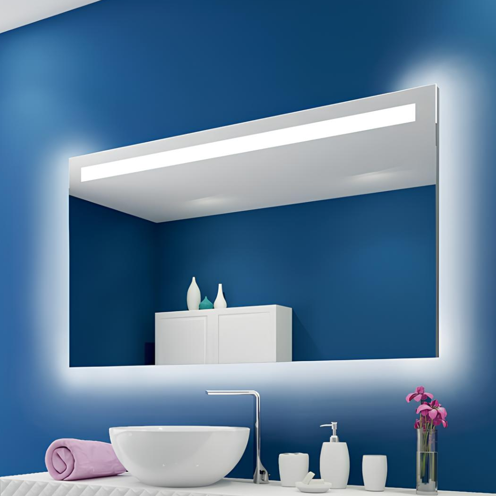 CLASSIC ILLUMINATED LED MIRROR 60X35 60K SILVER