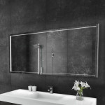 FLORE LED MIRROR 70X32 30K