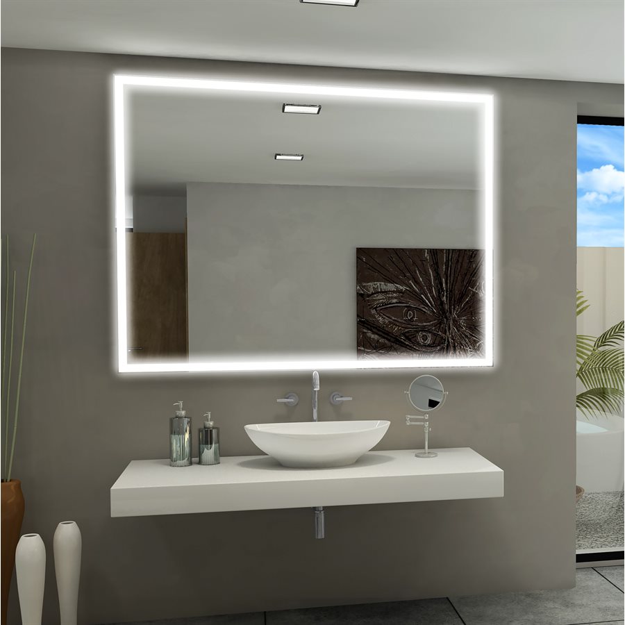 GALAXY LED MIRROR 60X40 60K