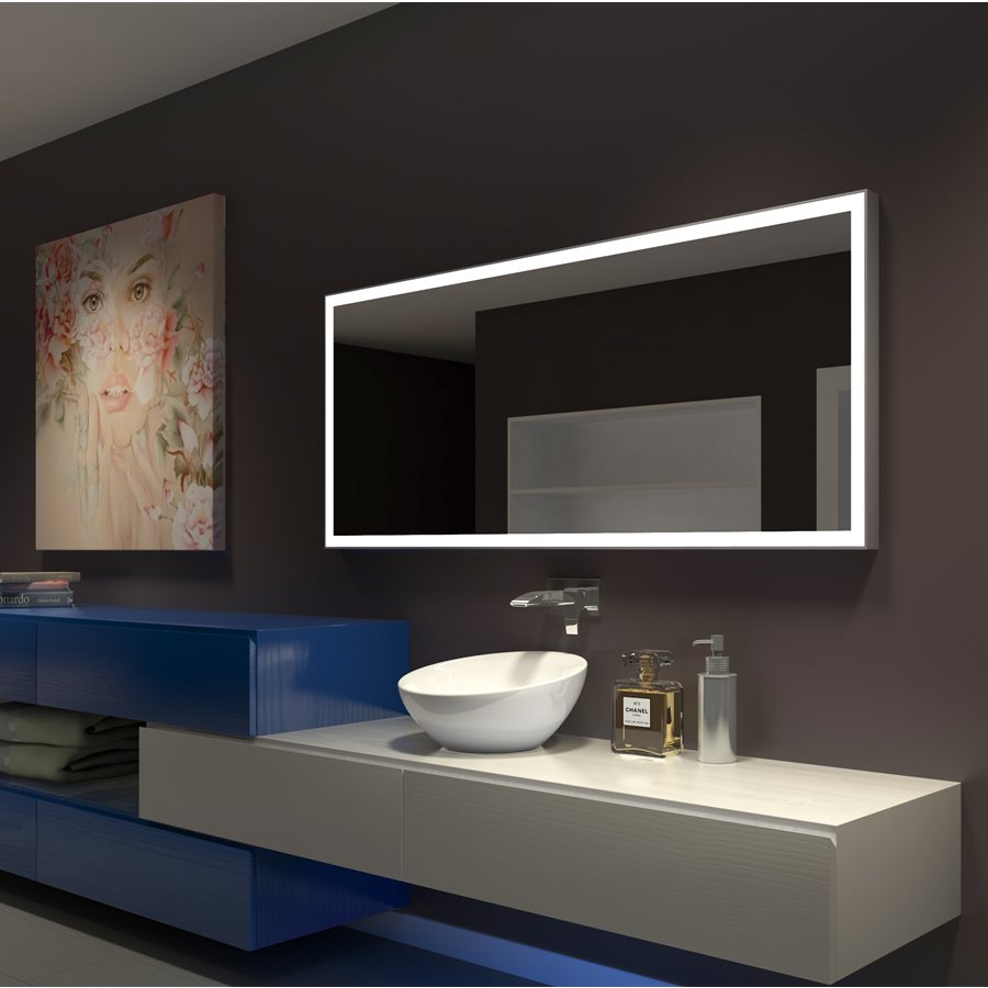 GALAXY LED MIRROR 65X28 60K