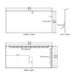 GALAXY LED MIRROR 85X40 60K
