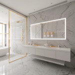 GALAXY LED MIRROR 85X40 60K