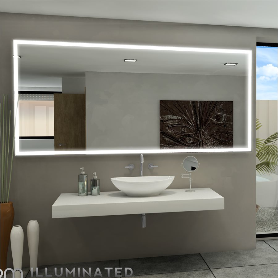 GALAXY LED MIRROR 100X45 60K
