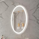 GALAXY OVAL LED MIRROR 30X48 30K