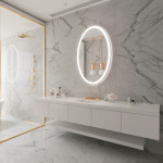 GALAXY OVAL LED MIRROR 30X48 30K