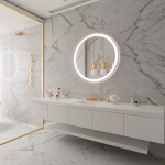 GALAXY ROUND LED MIRROR 40X40 60K