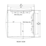 HALO LED MIRROR 40X40 30K