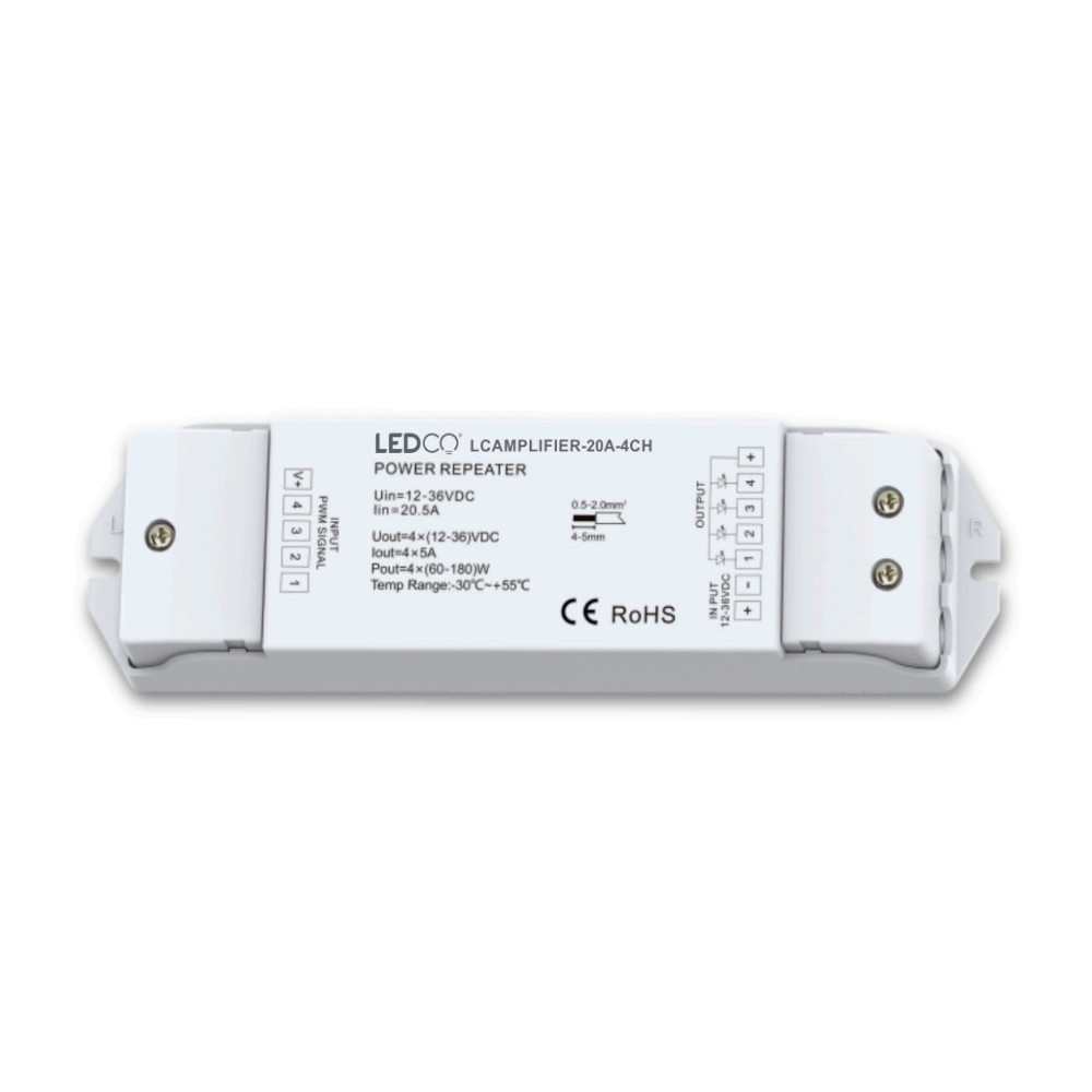 AMPLIFIER 20A - 4CH