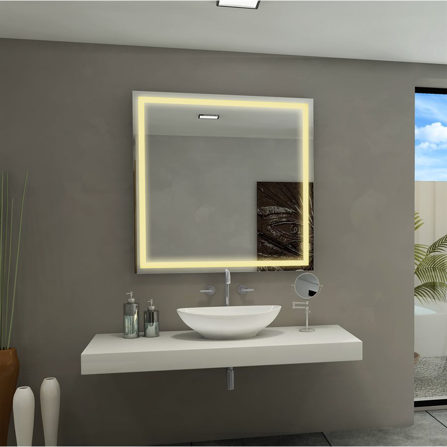 HARMONY LED MIRROR 40X40 30K