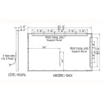 HARMONY LED MIRROR 48X28 60K