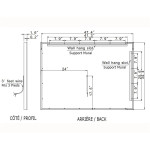 HARMONY LED MIRROR 48X35 60K