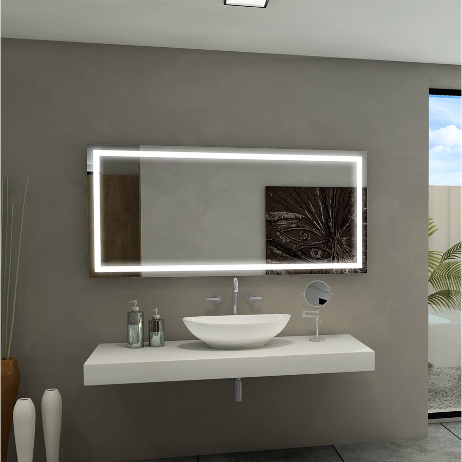HARMONY LED MIRROR 60X28 60K