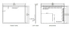 HARMONY LED MIRROR 60X45 60K