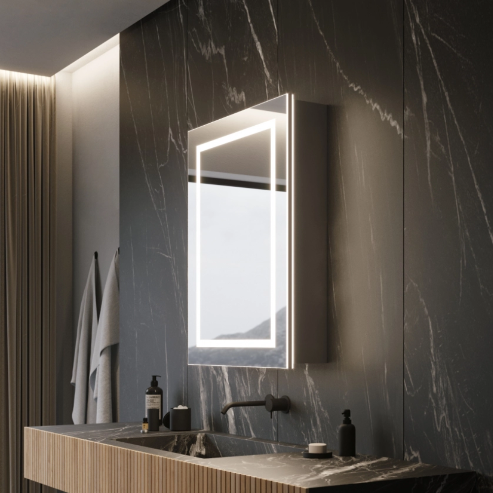 HARMONY CABINET LED MIRROR 24X32 30K