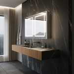 HARMONY CABINET LED MIRROR 48X28 30K