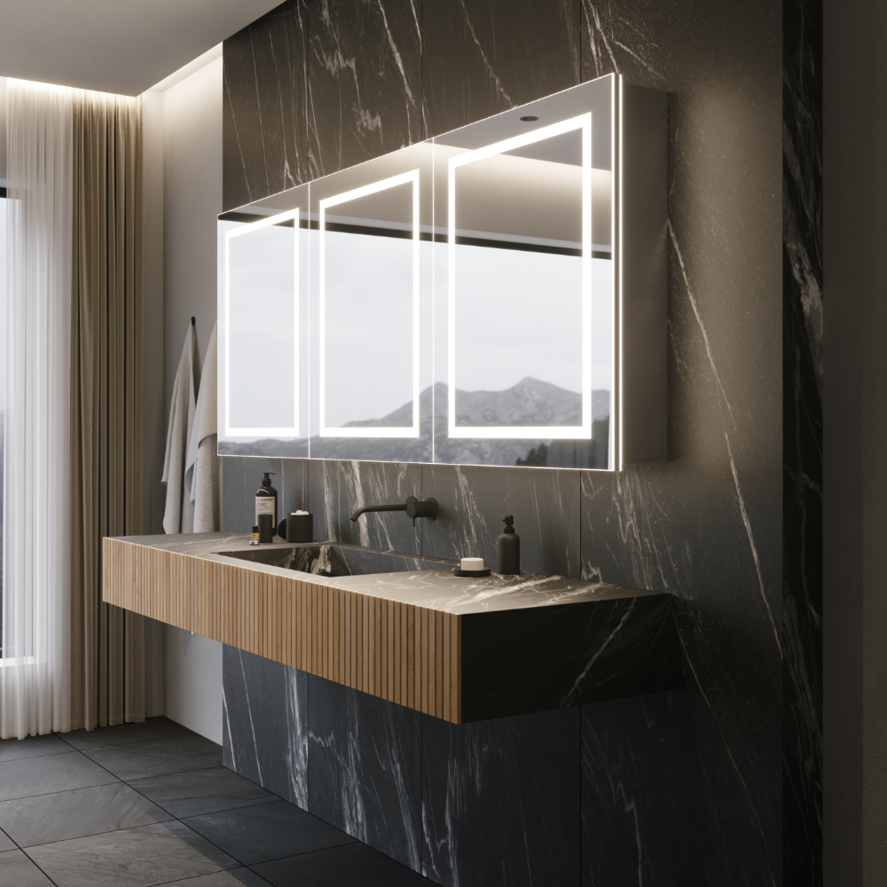HARMONY CABINET LED MIRROR 72X30 60K