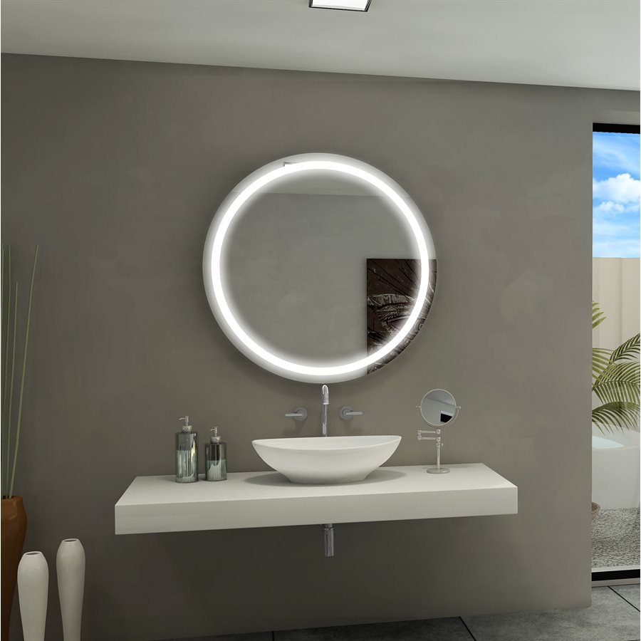 HARMONY ROUND LED MIRROR 36X36 60K