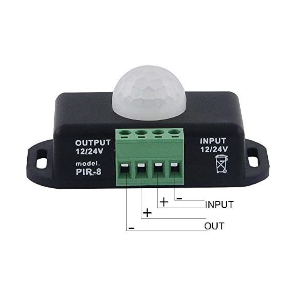 MOVEMENT DETECTOR 12-24V