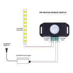 MOVEMENT DETECTOR 12-24V