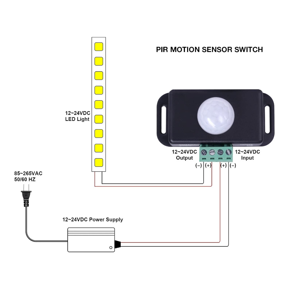 MOVEMENT DETECTOR 12-24V