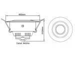 LED PUCK #200 24V 30K