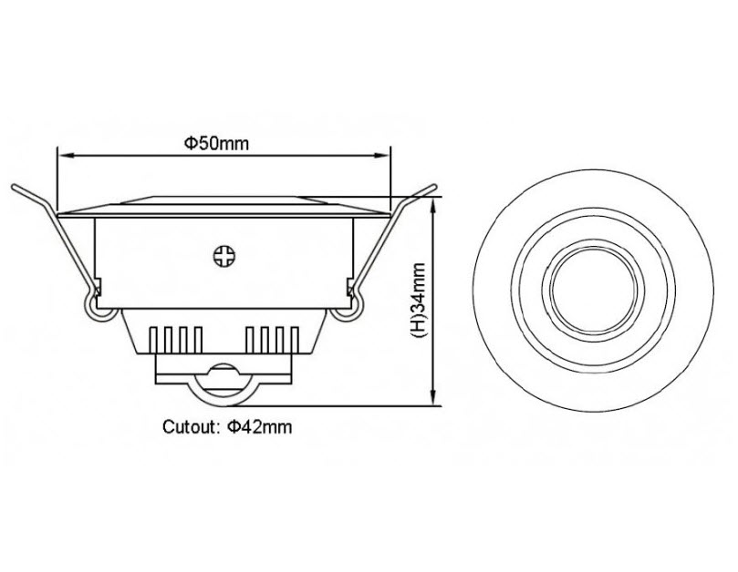 LED PUCK #200 24V 30K