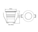 LED PUCK #500 24V 30K