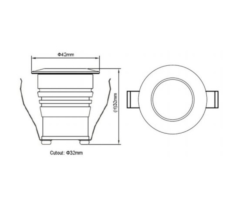 LED PUCK #500 24V 30K