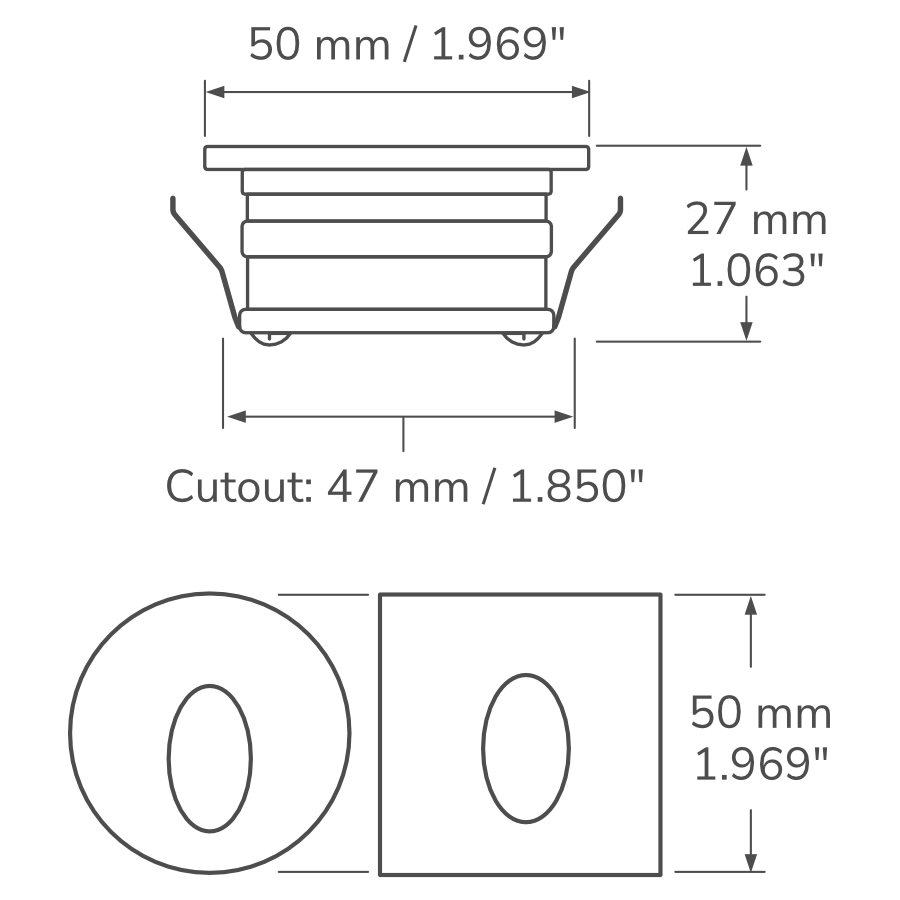LED PUCK #600R 24V 30K
