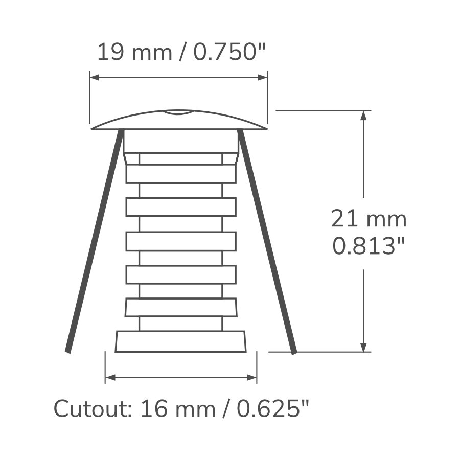 LED PUCK #800 24V 30K