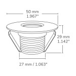 LED PUCK #2000 SQUARE 24V 30K