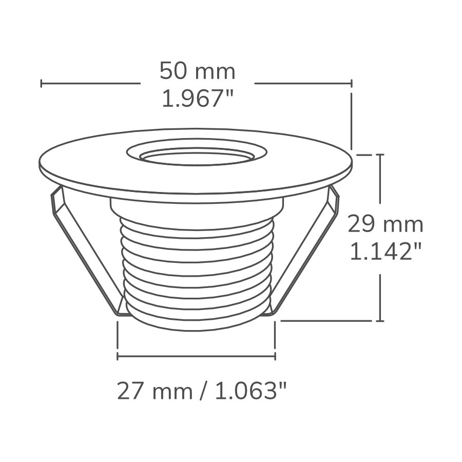 LED PUCK #2000 SQUARE 24V 30K