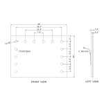 HOLLYWOOD LED MIRROR 48X36 60K
