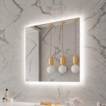 ORIGINAL RECTANGLE BACKLIT LED MIRROR 36X36 60K