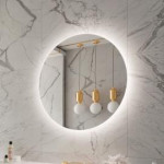 ORIGINAL ROUND BACKLIT LED MIRROR 40X40 60K