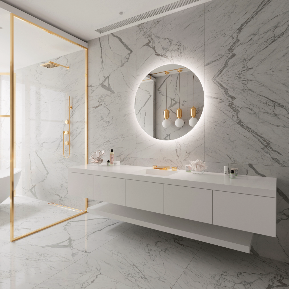ORIGINAL ROUND BACKLIT LED MIRROR 40X40 60K