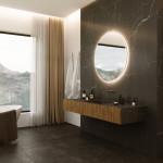 ORIGINAL ROUND BACKLIT LED MIRROR 48X48 30K