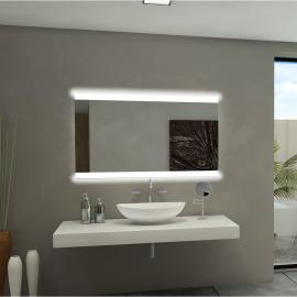 FROSTED PARIS BACKLIT LED MIRROR 48X28 60K