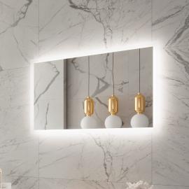 FROSTED RECTANGLE BACKLIT LED MIRROR 40X24 30K