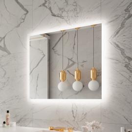 FROSTED RECTANGLE BACKLIT LED MIRROR 40X36 30K