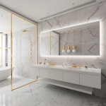 FROSTED RECTANGLE BACKLIT LED MIRROR 100X45 60K