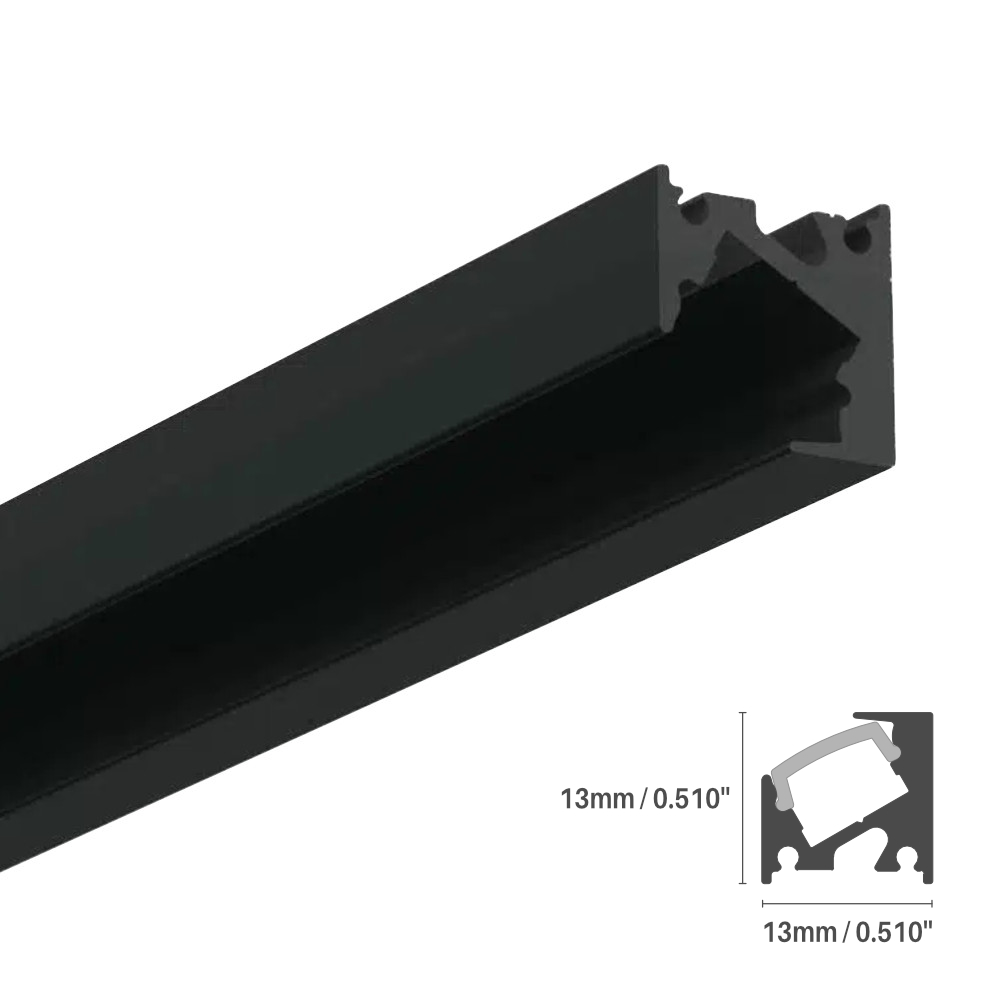 ALUMINIUM PROFILE #42 BLACK