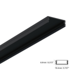 ALUMINUM PROFILE #84 BLACK