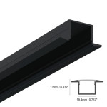ALUMINUM PROFILE #86 BLACK