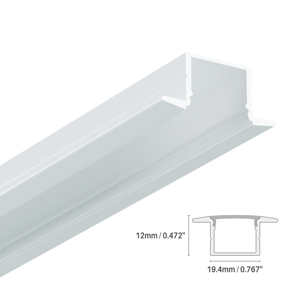 ALUMINUM PROFILE #86 WHITE
