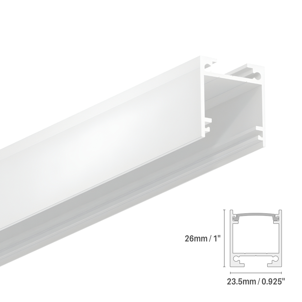 ALUMINUM PROFILE #145 WHITE